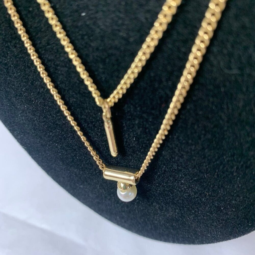 BCBGenertions Gold-Tone Faux Pearl Necklace - Picture 4 of 8